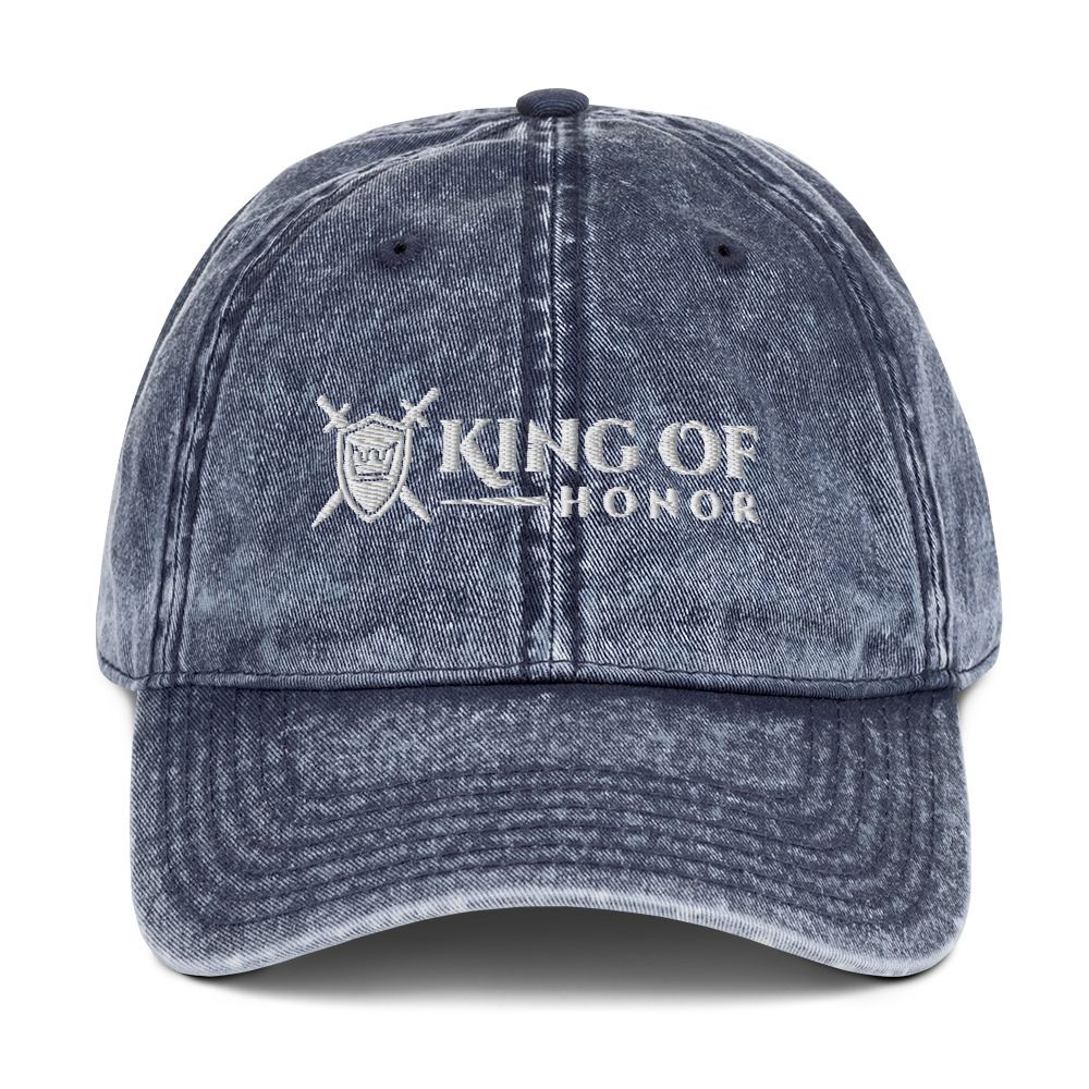 King of Honor Vintage Cotton Twill Cap